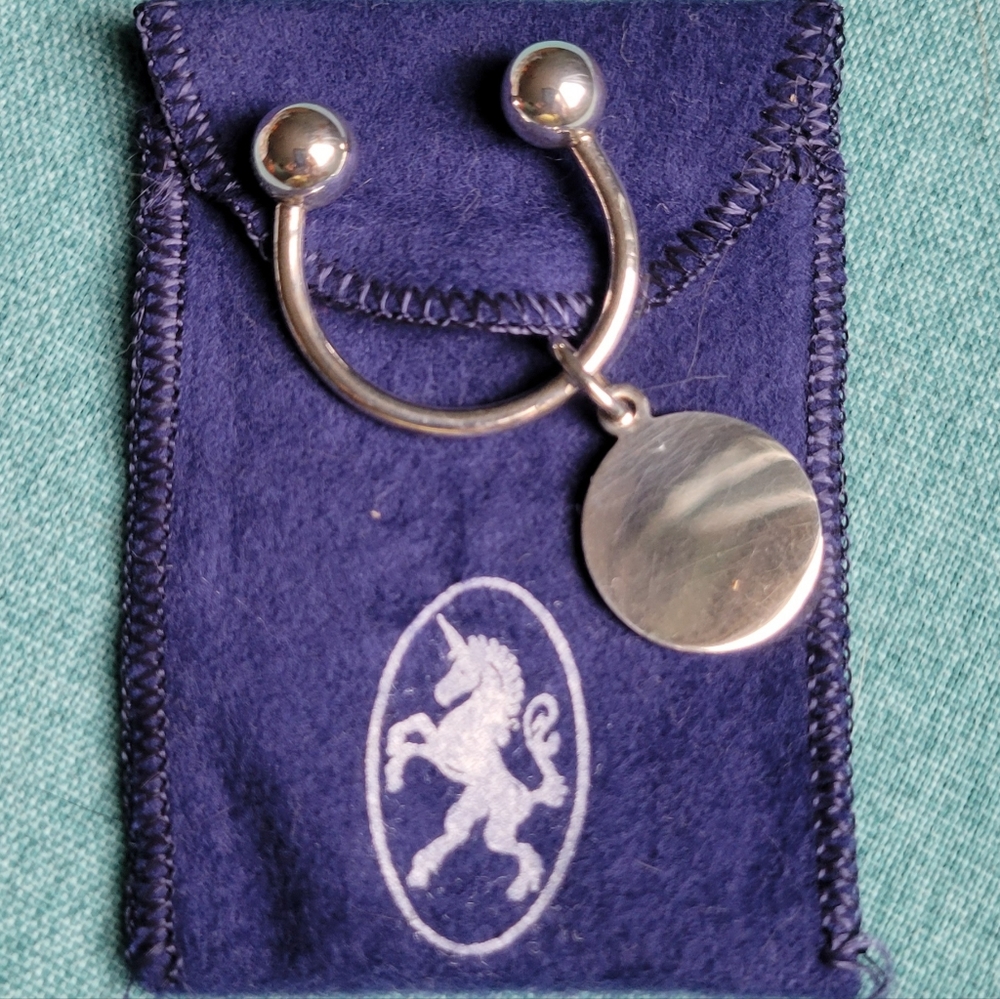 Bailey Banks & Biddle Sterling Key Ring